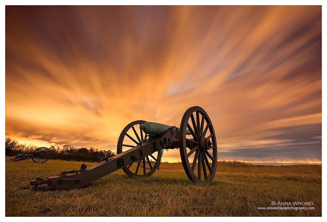 Cannon Sunset #4, Manassas Battlefield Park, VA