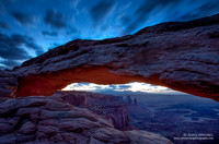 Messa Arch Twilight, Utah