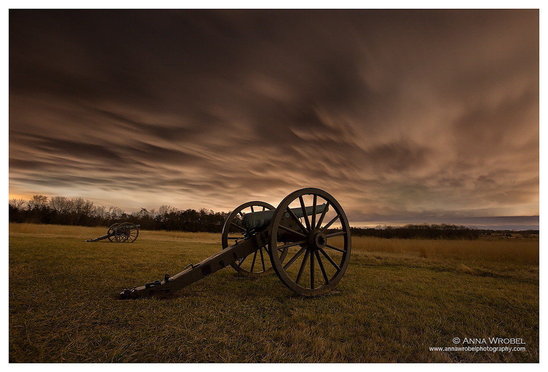 Cannon Sunset #4, Manassas Battlefield Park, VA